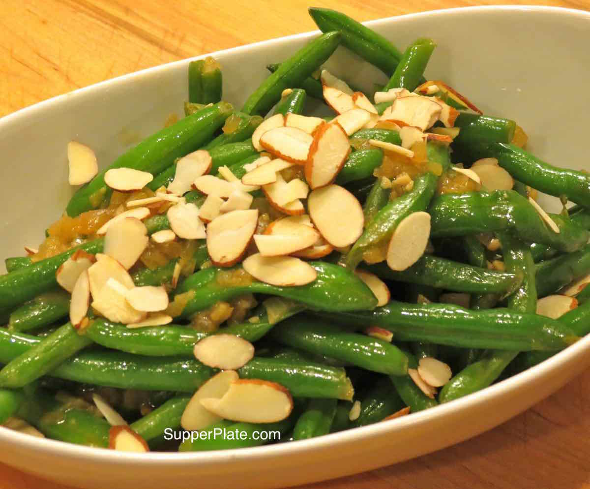Green Beans Salad with Almonds Supper PlateDelicious Dinners on a Budget!